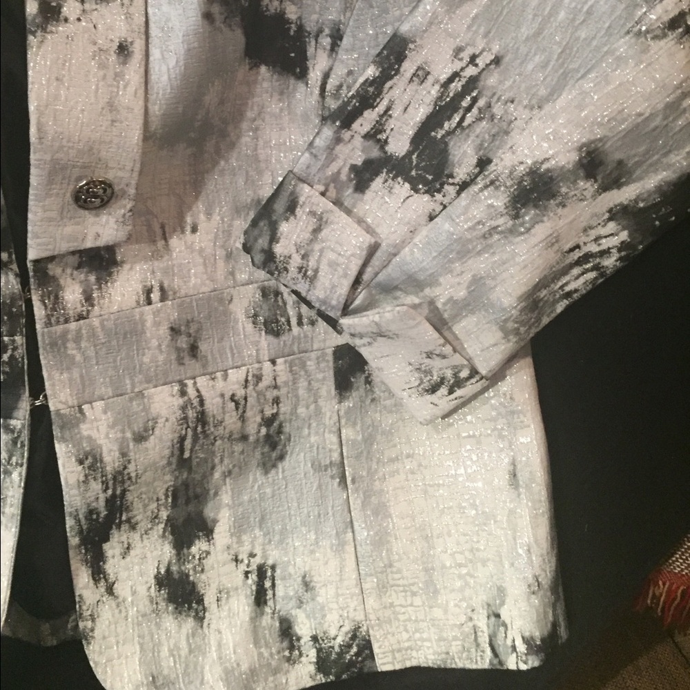 CHRISTOPHER & BANKS Sparkly jacket - XL- NWT - Picture 7 of 9